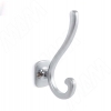 Превью Крючок двухрожковый хром матовый – 1