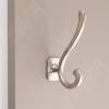 Превью Крючок двухрожковый никель матовый – 2