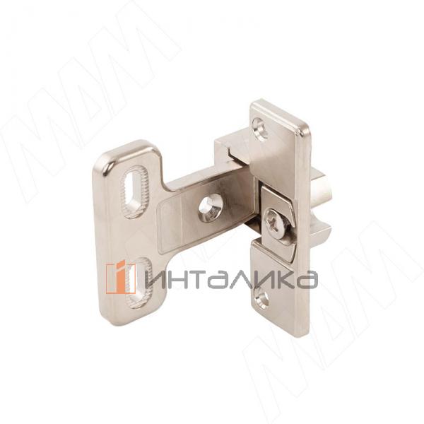 Петля одношарнирная, полунакладная, наложение 2,5мм – 2