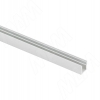 Превью Профиль SM9, накладной узкий, для ленты с основанием 5мм, серебро, 7,5х8мм, L-2000 – 1