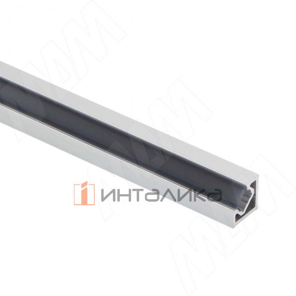 Профиль CM7, угловой узкий, для ленты с основанием 5мм, серебро, 11х11мм, для углового рассеивателя, L-3000 – 3