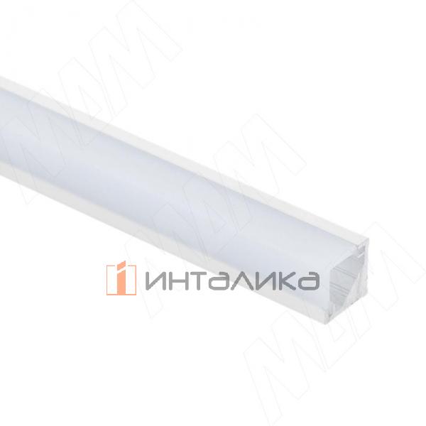 Профиль СМ5, угловой, белый матовый, 12х12мм, для углового рассеивателя, L-2000 – 2