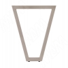 Превью Сальта опора для стола V-образная, 40х40, H715+10 мм, бежевый металлик, 1шт. – 1