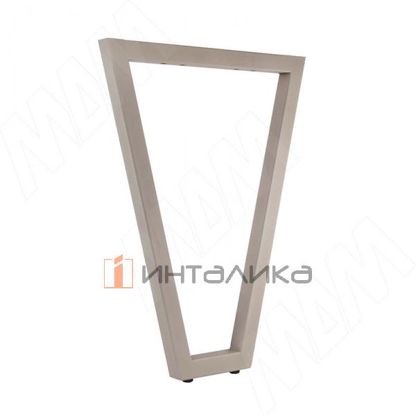 Сальта опора для стола V-образная, 40х40, H715+10 мм, бежевый металлик, 1шт. – 2