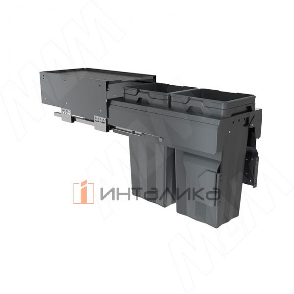 PROBOX MAX F30 Система сортировки и хранения, 2 емкости (2x13), креп. фасада, полн.выдв., плавн.закр., графит – 3