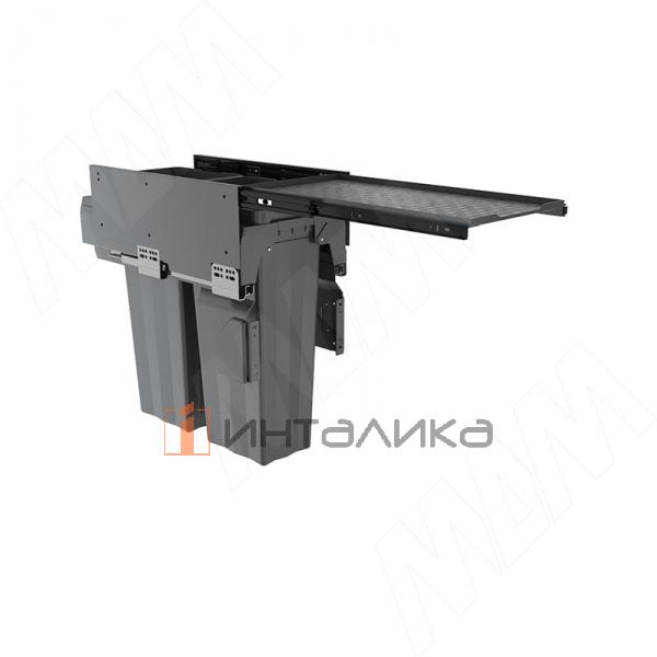 PROBOX MAX F30 Система сортировки и хранения, 2 емкости (2x15), креп. фасада, полн.выдв., плавн.закр., графит – 4