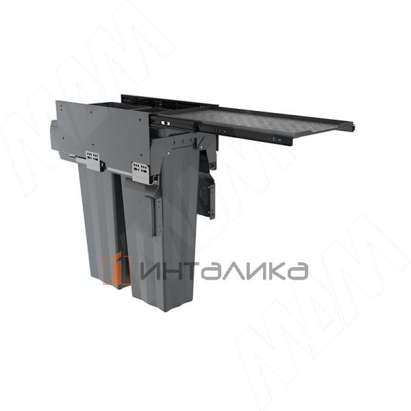 PROBOX MAX F30 Система сортировки и хранения, 2 емкости (2x16), креп. фасада, полн.выдв., плавн.закр., направл. графит – 4