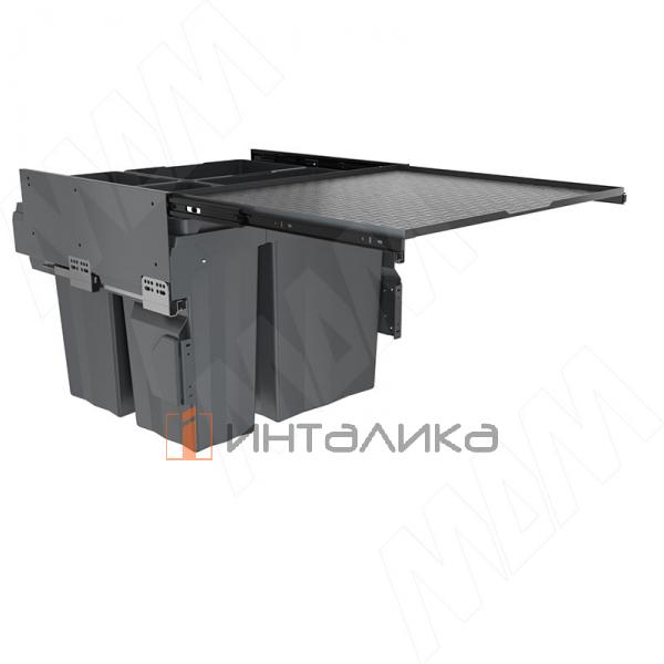 PROBOX MAX F60 Система сортировки и хранения, 4 емкости (2x13+2x24), креп. фасада, полн.выдв., плавн.закр., графит – 4