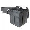 Превью PROBOX MAX F60 Система сортировки и хранения, 4 емкости (2x15+2x27), креп. фасада, полн.выдв., плавн.закр., графит – 5