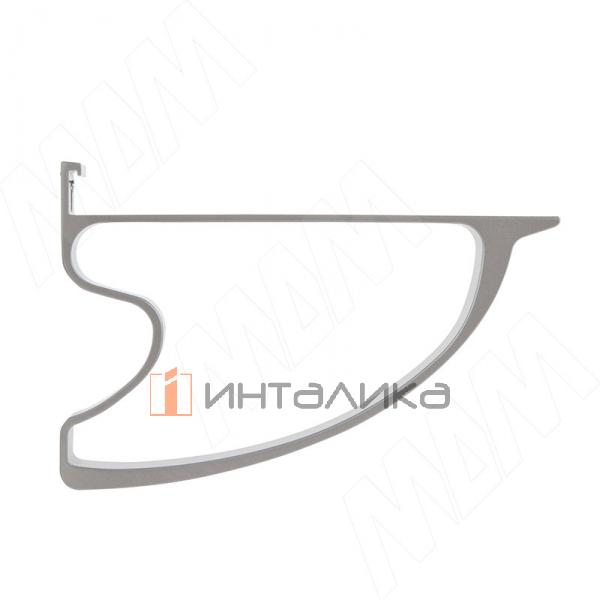 IBIS Менсолодержатель для деревянных полок, хром матовый – 2