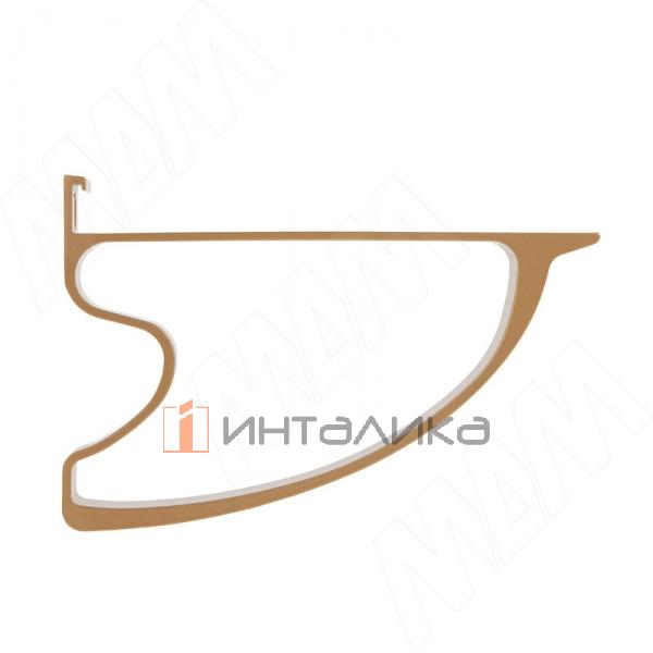 IBIS Менсолодержатель для деревянных полок, золото матовое – 2