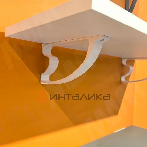 IBIS Менсолодержатель для деревянных полок, белый матовый – 6