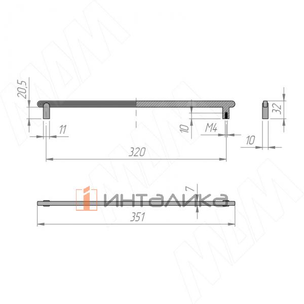 Ручка-скоба 320мм Timeless eucalyptus green – 2
