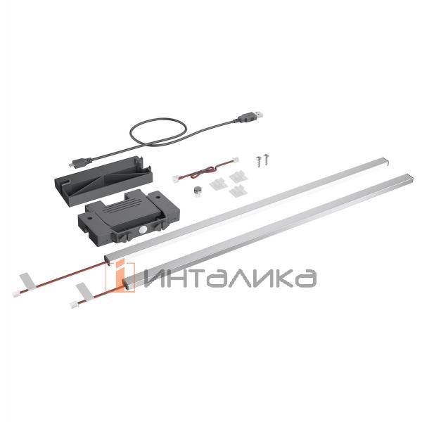 Подсветка для HETTICH AvanTech YOU Illumination с дизайн-профилями, NL500, под нержавеющую сталь – 1