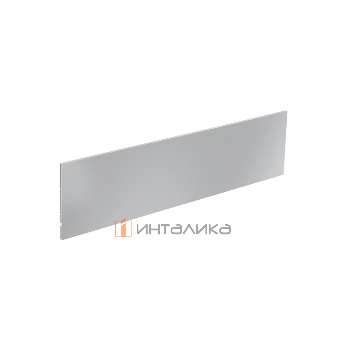 Передняя панель внутреннего ящика HETTICH AvanTech YOU для боковин с подсветкой, H139, L2000, алюминий, серебристый