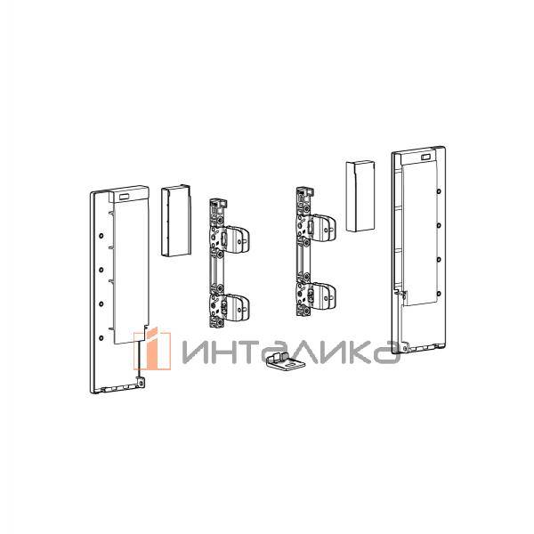 Комплект соединителей передней панели DESIGN внутреннего ящика с подсветкой HETTICH AvanTech You, H187, серебристый – 3