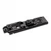 Превью Монтажная планка линейная HETTICH System 8099 для Sensys, LR20, D1.5, с предустановленными евровинтами, с эксцентриком, черный обсидиан – 1