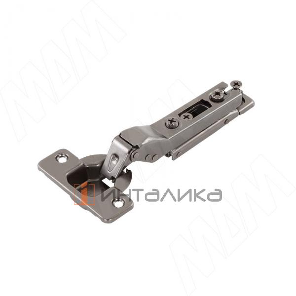 HARMONY NERO петля с амортизатором полунакладная (90/105), стандартная, черный никель – 2