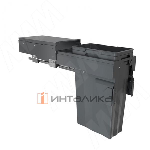 PROBOX F30 Система сортировки и хранения, 1 емкость (1x32), креп. фасада, полн.выдв., плавн.закр., крышка-полка, графит – 2