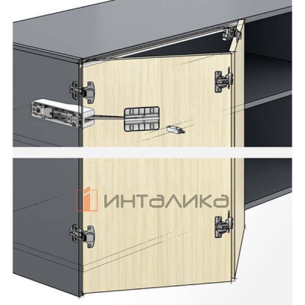 Комплект 2 средних петель HETTICH для складных дверей, с регулировкой оси вращения, под прикручивание – 4