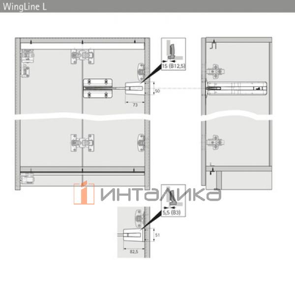 Комплект механизма HETTICH Pull to move Silent (2024) для складных дверей, LIGHT, серый – 4