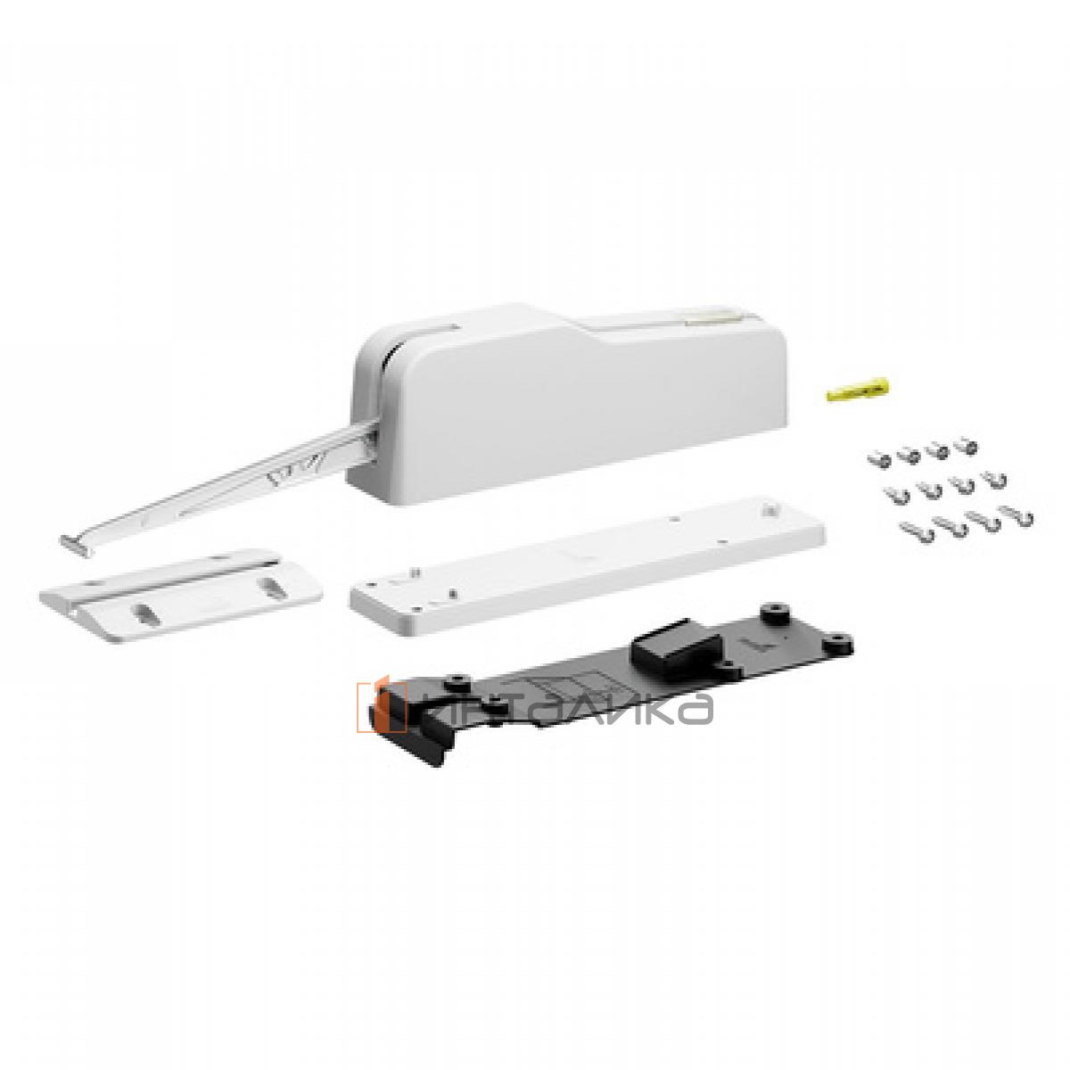 Комплект механизма HETTICH Push to move (2024) для складных дверей, HEAVY, белый
