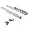 Превью Quantum QS Направляющие нижнего крепления полного выдвижения (левая, правая) с 3D креплениями, L=600 мм, оцинкованные – 3