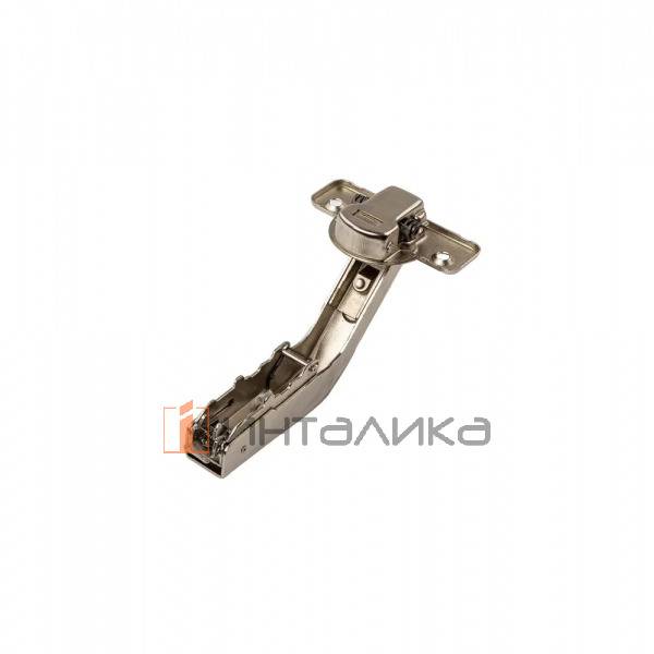 Петля Firmax Advanced Plus, Anyway Click-On, для угловых дверей 135°, без доводчика, угол открывания 55°, 48 мм, шуруп, сталь – 3