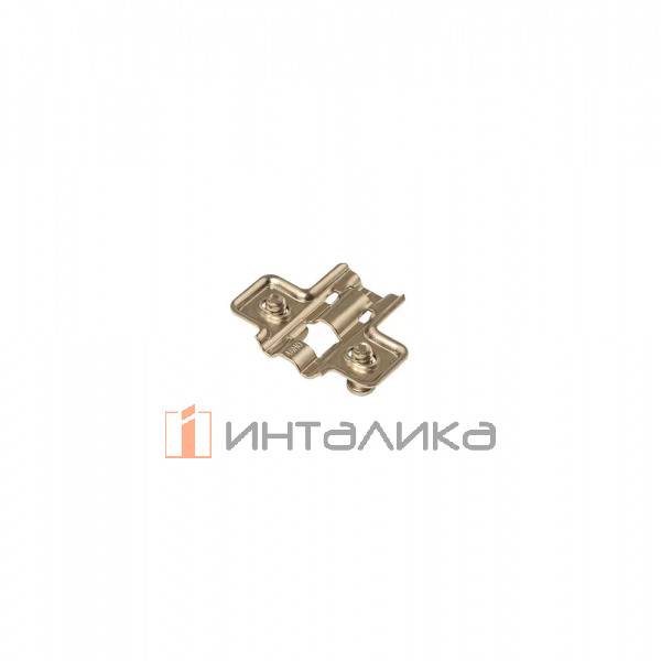 Планка монтажная для петель Firmax Smartline Clip On, H=0, крестовая, под евровинт – 4