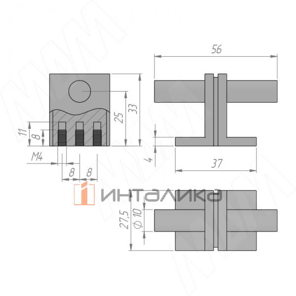 Ручка-кнопка 16мм Timeless metal warm bronze – 2