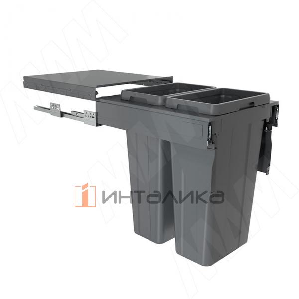 PROBOX LT F45 Система сортировки и хранения, 2 емкости (2x27), креп. фасада, полн.выдв., плавн.закр., графит – 2