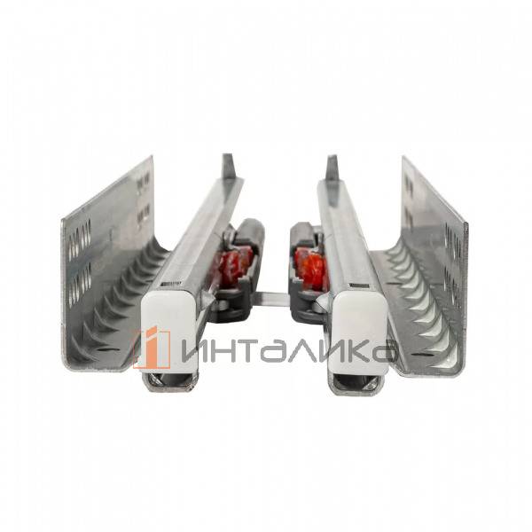 Комплект направляющих Firmax Bimotion NL450, полного выдвижения, c доводчиком, 1D регулировка, G30кг, с фиксаторами – 3