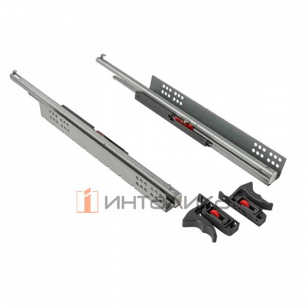 Комплект направляющих Firmax Bimotion NL300, полного выдвижения, c доводчиком, 1D регулировка, G30кг, с фиксаторами – 2