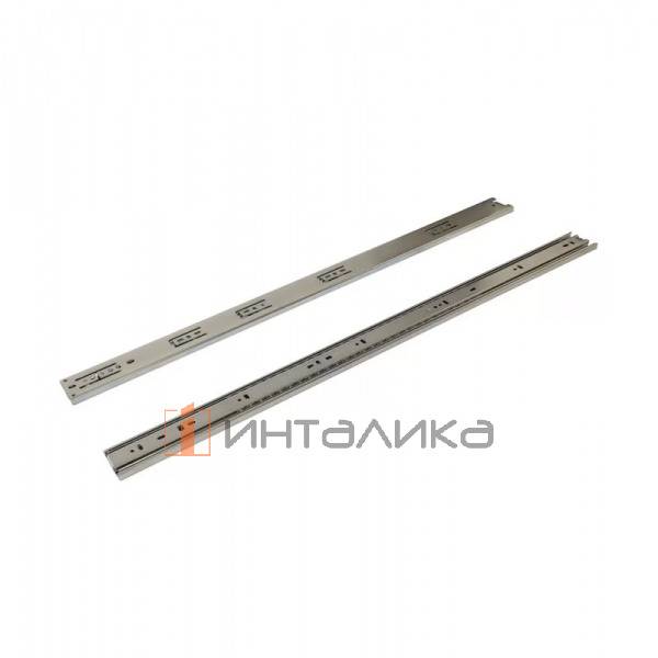 Комплект шариковых направляющих Firmax NL700, H45мм, полного выдвижения, без доводчика, G45кг – 2