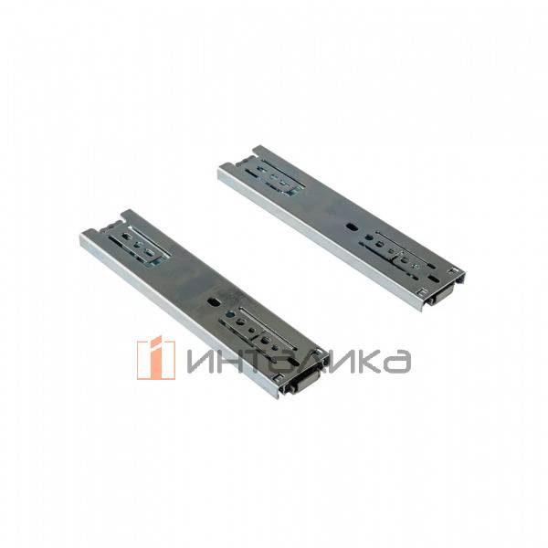 Комплект шариковых направляющих Firmax NL200, H45мм, полного выдвижения, без доводчика, G45кг – 5