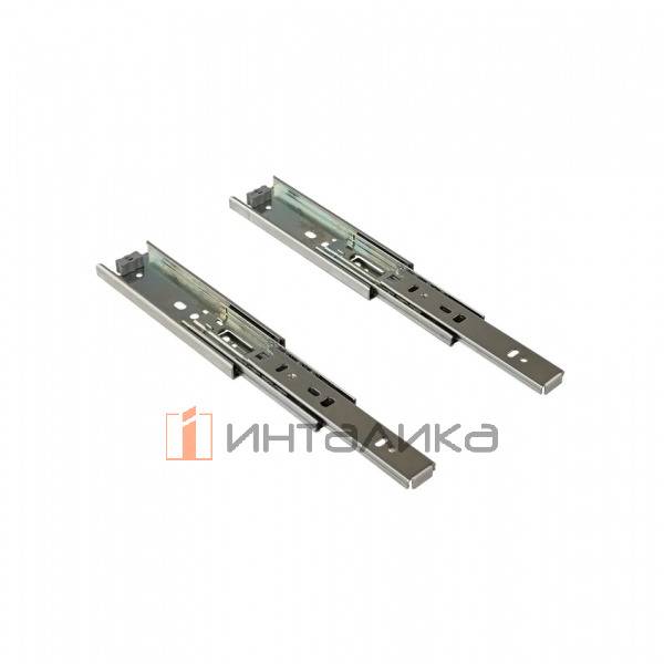 Комплект шариковых направляющих Firmax NL150, H45мм, полного выдвижения, без доводчика, G45кг – 2