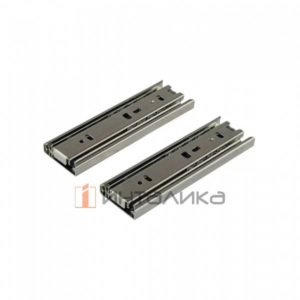 Комплект шариковых направляющих Firmax NL150, H45мм, полного выдвижения, без доводчика, G45кг – 4