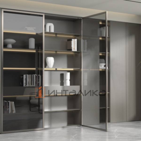 Комплект врезных петель Alphalux Titan Pro (верх+низ) для тяжёлого фасада до 35кг – 3