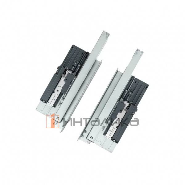 Комплект направляющих ALPHALUX Soft+Push с фиксаторами под штангу-синхронизатор, NL450, полного выдвижения, 3D регулировка, G35кг – 2