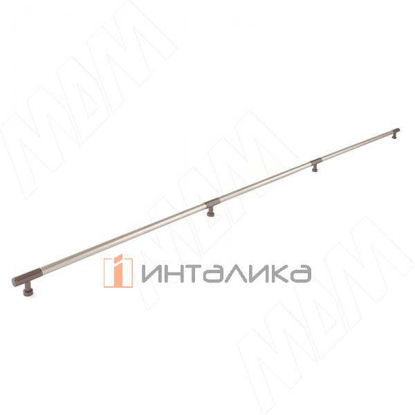 Ручка-рейлинг 1800мм никель матовый/бронза alucover – 2