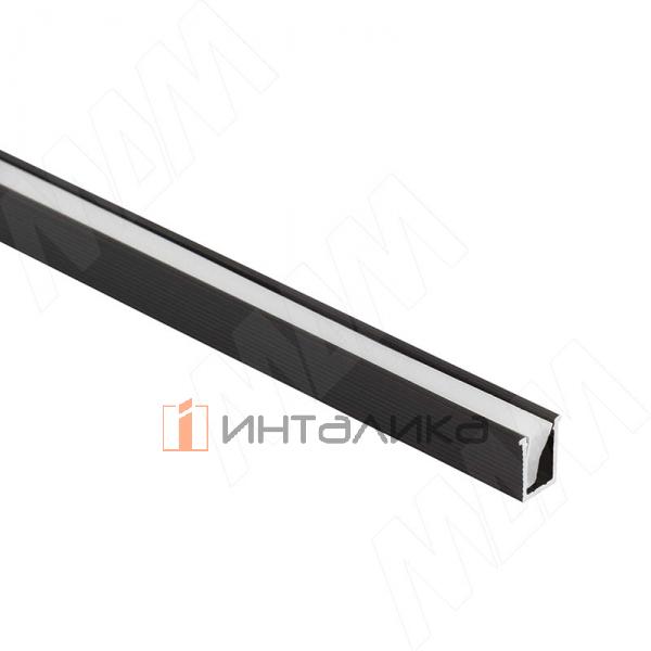 Профиль FМ9, врезной, черный, для ленты шириной 5мм, для гибкого рассеивателя, L-3000 – 2
