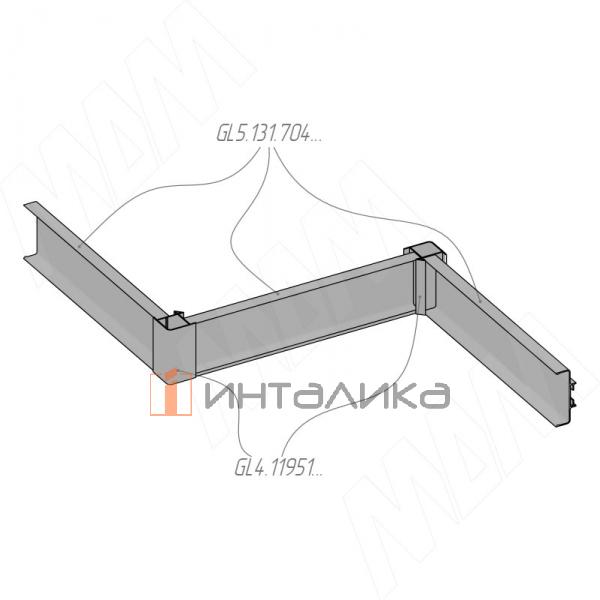 MULTIGOLA Универсальный угол для гола-профиля  золото матовое (анод) – 5