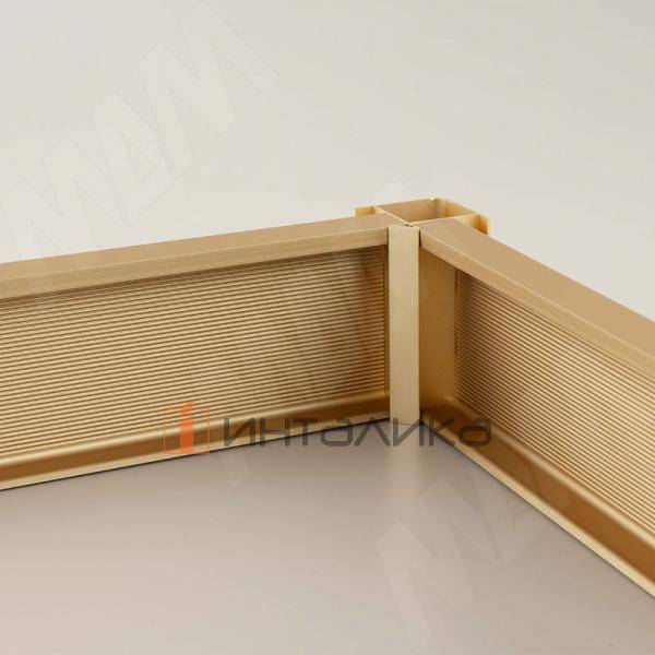 MULTIGOLA Универсальный угол для гола-профиля  золото матовое (анод) – 4