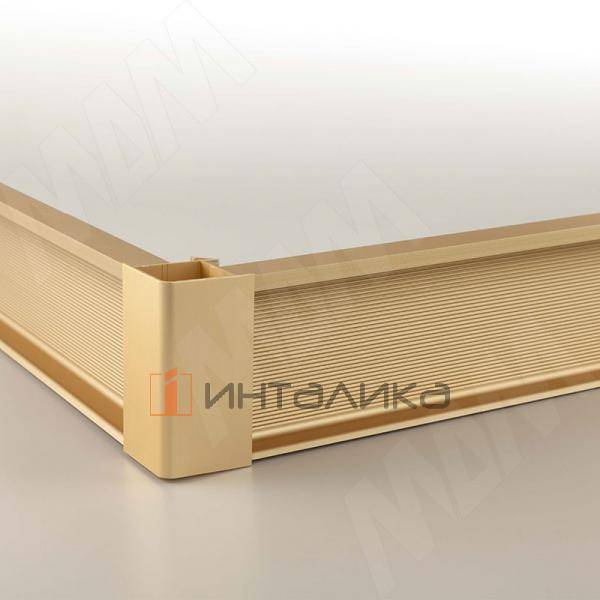 MULTIGOLA Универсальный угол для гола-профиля  золото матовое (анод) – 3