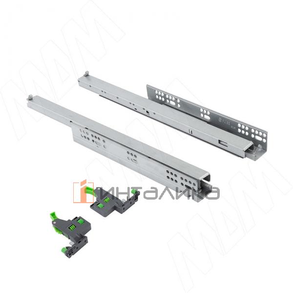 Направляющие полного выдвижения Quantum QTS, плавное закрывание/открывание от нажатия, NL550, 3D крепления, G35кг – 2