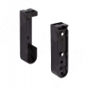 Превью Штангодержатели для овальной штанги, черный, крепление к боковине и к полке (прав.+лев.) – 1