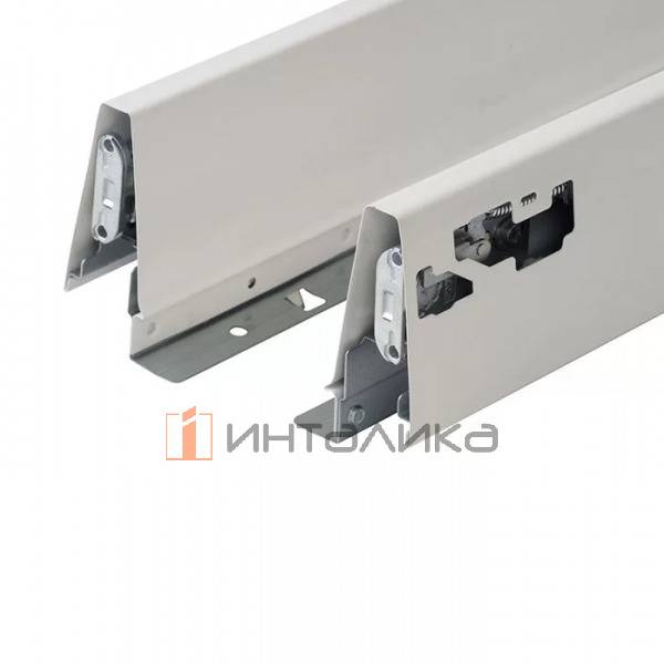 Фасадный ящик стандартный FIRMAX Newline Soft-Close полное выдвижение, H84, NL400, G35кг, белый – 2