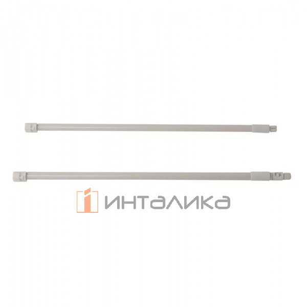 Комплект рейлингов круглых верхних FIRMAX Newline, NL500, алюминий, белый – 2