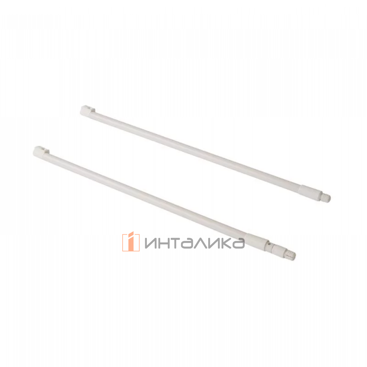 Комплект рейлингов круглых верхних FIRMAX Newline, NL400, алюминий, белый