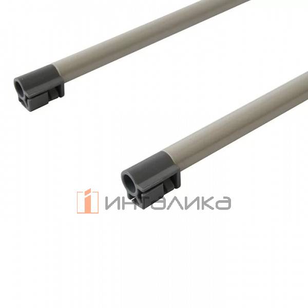 Комплект рейлингов круглых верхних FIRMAX Newline, NL450, алюминий, серый – 5